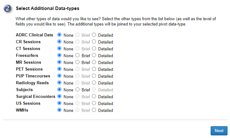 select additional data types