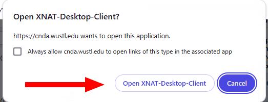 open xnat desktop client