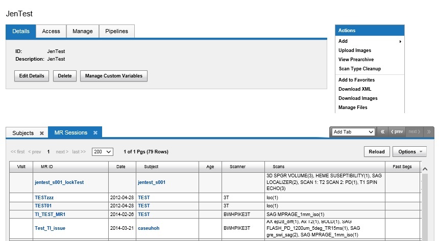 project details